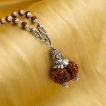 Gaurishankar Pendant with Rudraksha Mala