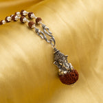 Ganeshji Pendant with Rudraksha Mala