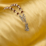 Khodiyar Mata Silver Pendant With Rudraksha Mala