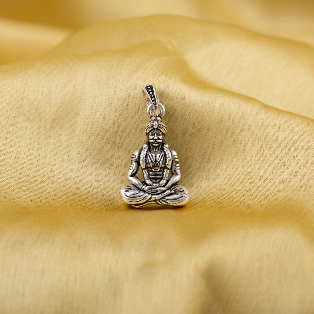 Muneshwara Swamy Silver Pendant