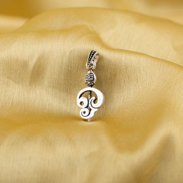 Om Silver Pendant