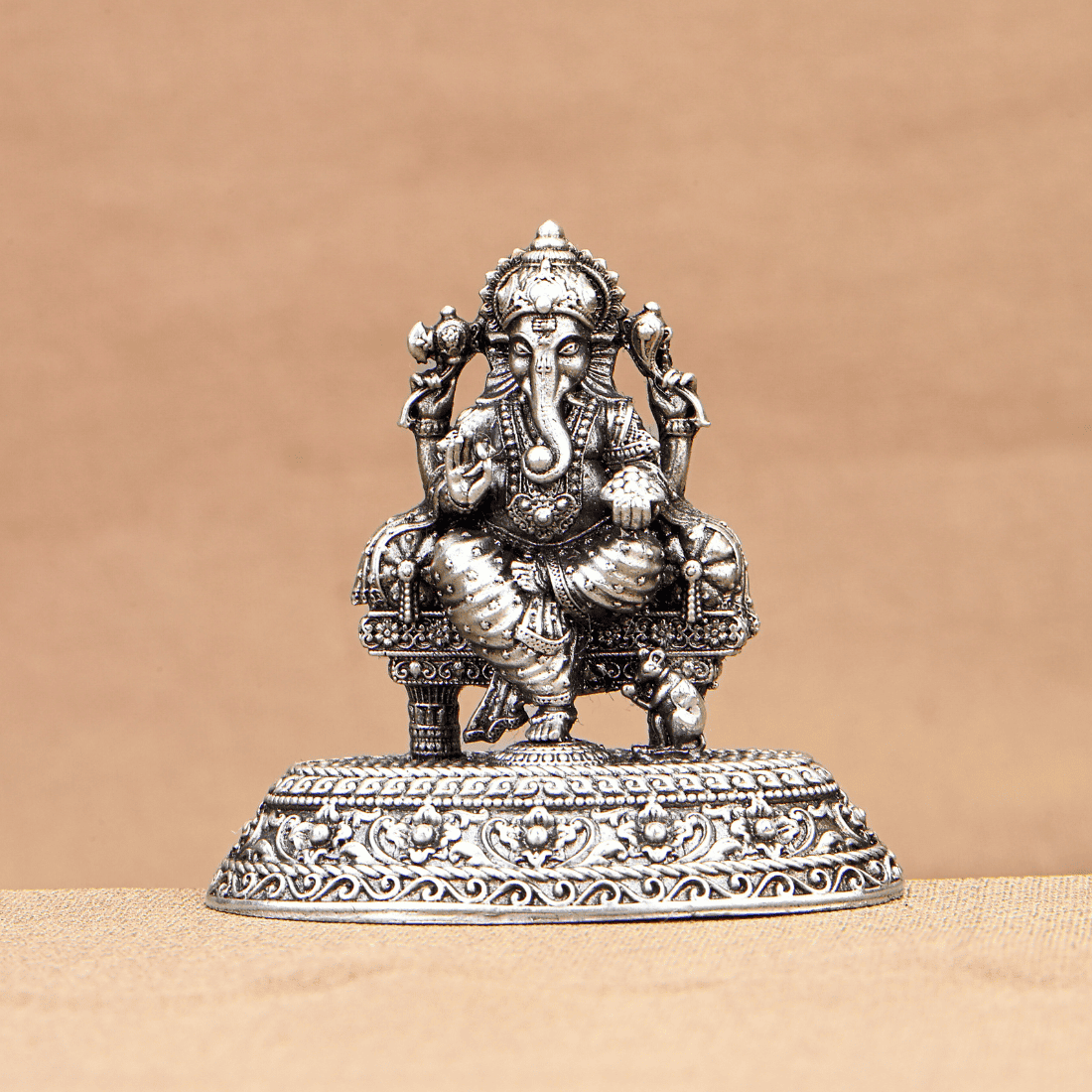 Ganesha Silver Murti