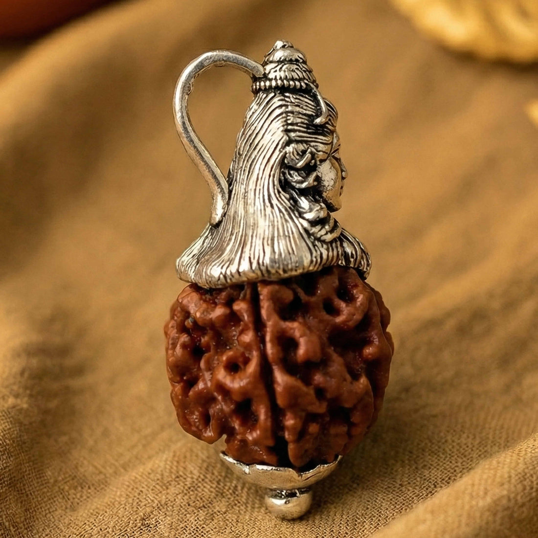 Shiva Pendant (5 Mukhi Nepali Rudraksha)