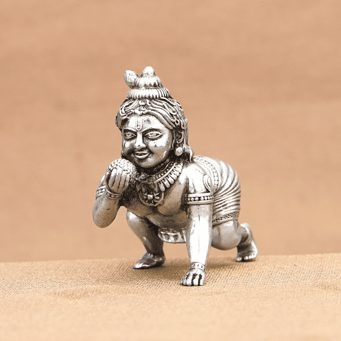 Laddu Gopal Silver Idol