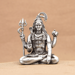 Lord Shiva Silver Statue