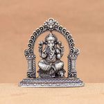 Lord Ganesha Silver Murti