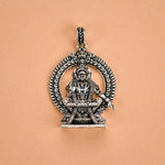 Ayyappa Swami Silver Pendant