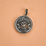 Hanuman Kashtbhanjan Dev Silver Pendant