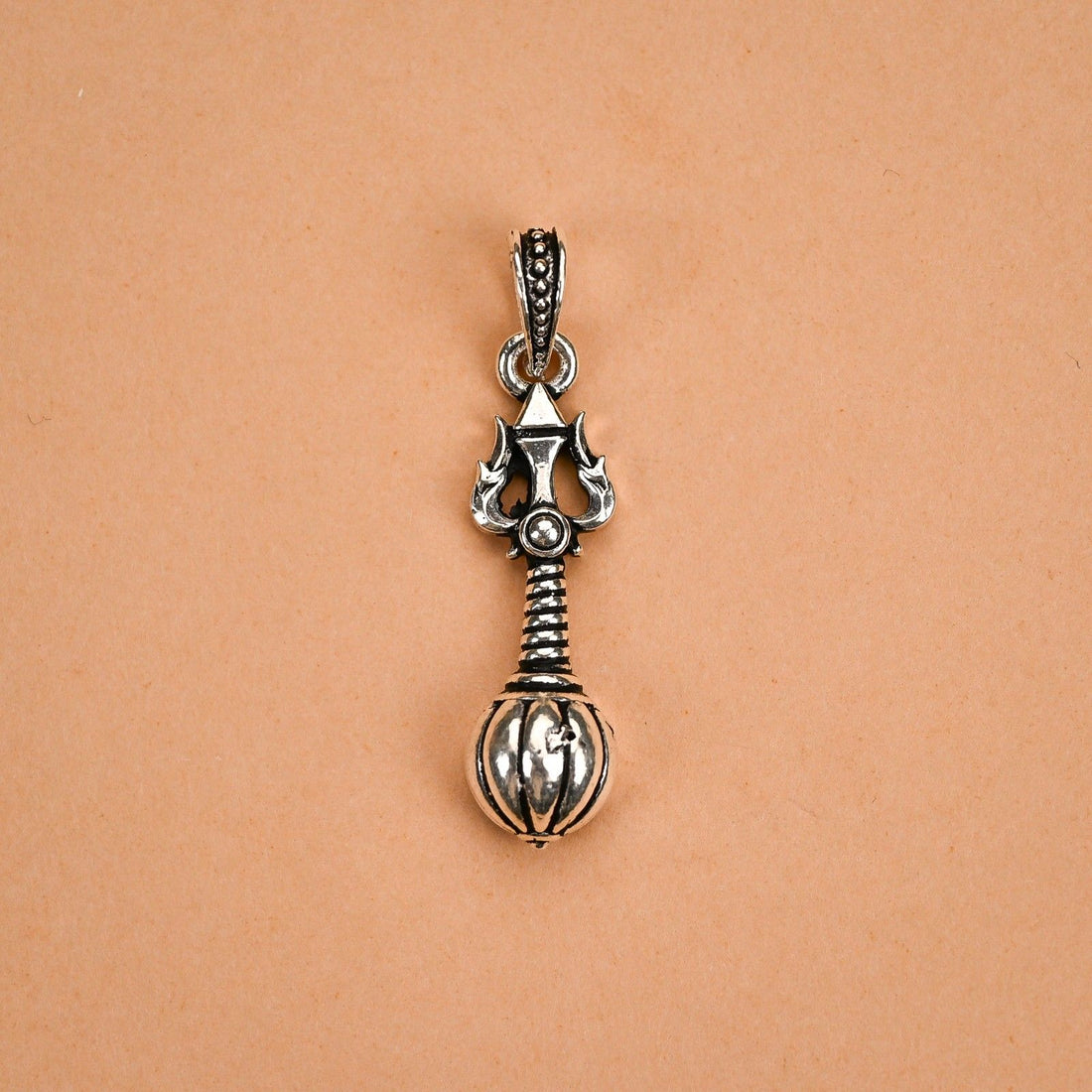 Trishul Silver Pendant