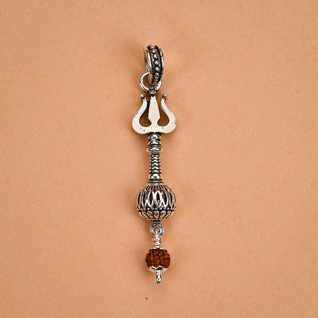 Silver Trishul Pendant