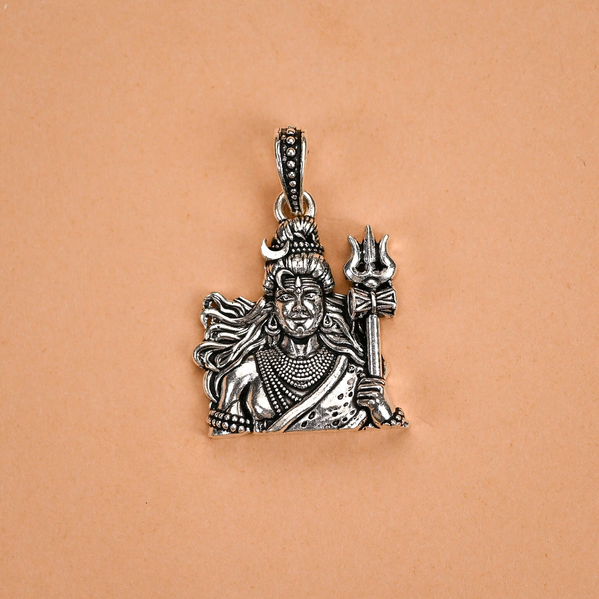 Silver Lord Shiv Shankar Pendant