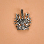 Lord Shiva Mudra Silver Pendant
