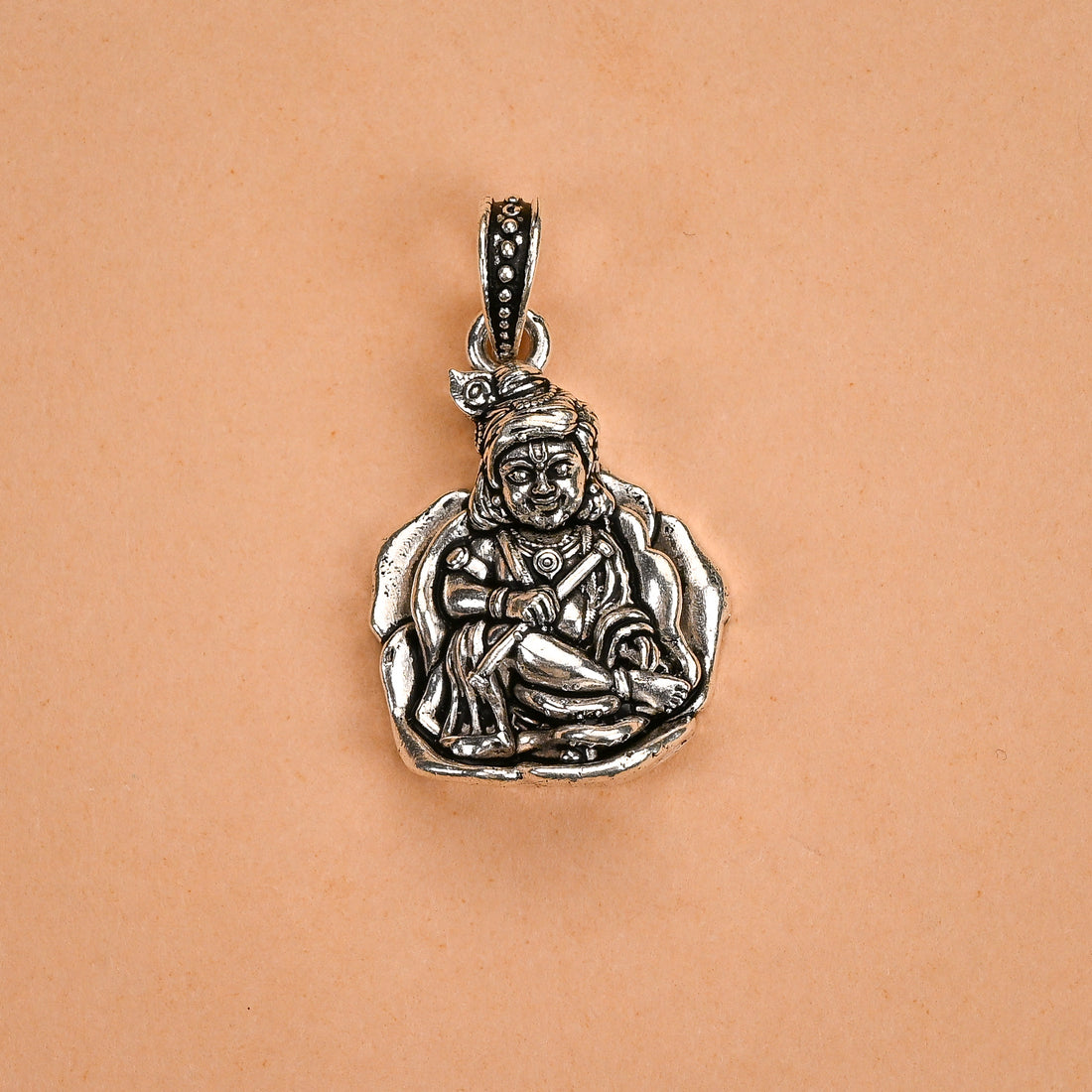 Bal Krishna Silver Pendent