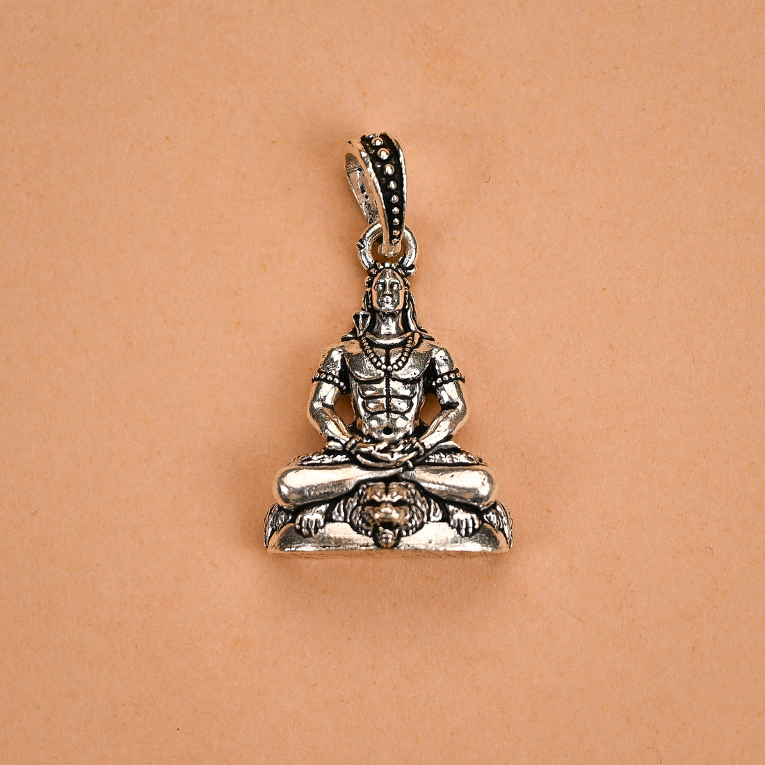 Mahadev Silver Pendant