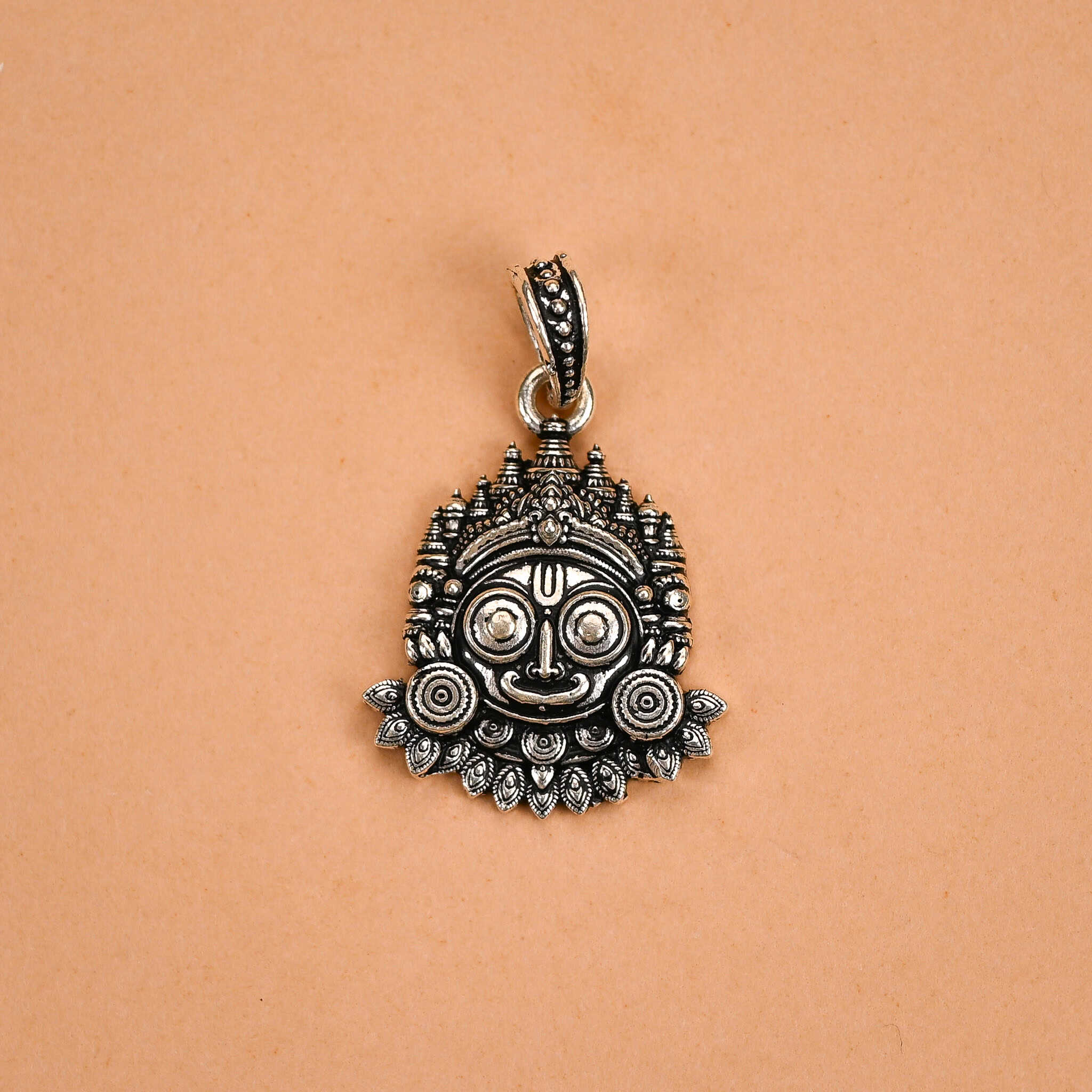 Lord Jagannath Silver Pendant - Second Image