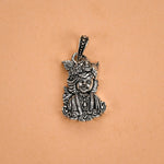 Lord Bal Krishna silver pendant