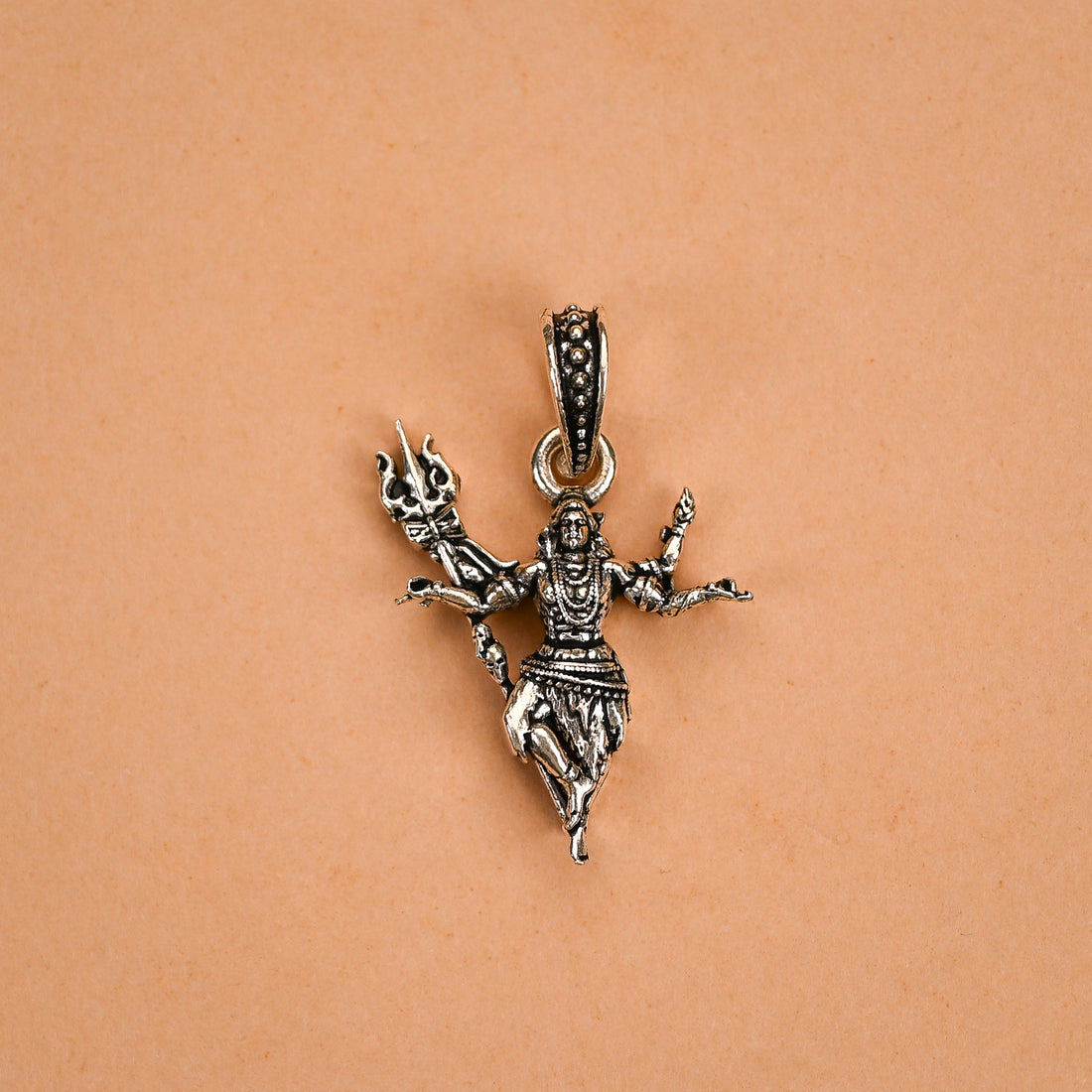 Mahadev Silver Pendant