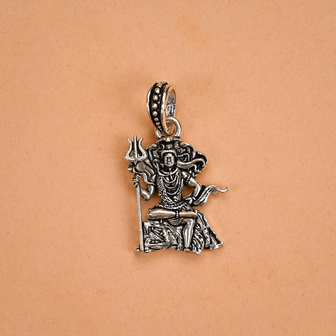 Mahadev Silver Pendant