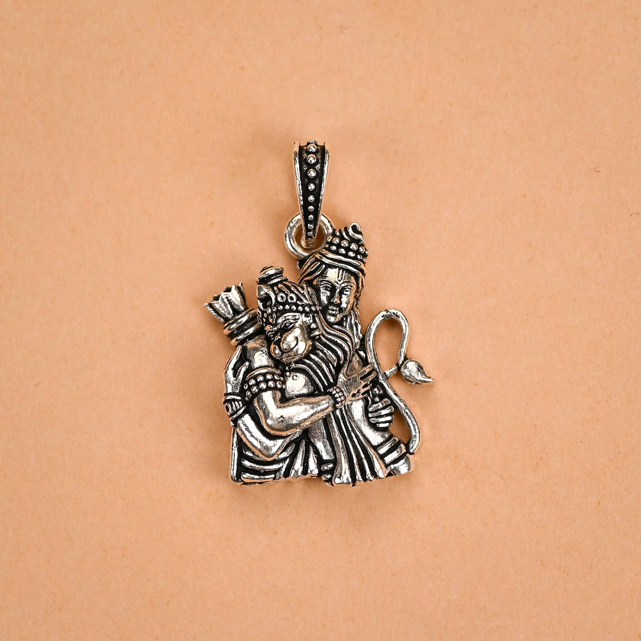 Lord Shree Ram Hanuman Silver
Pendant
