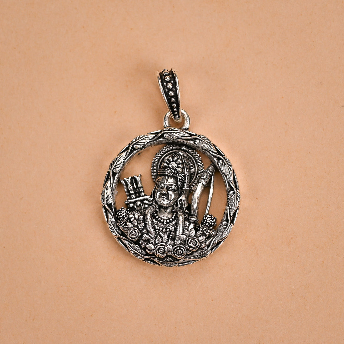Ram Bhagwan Silver Pendant