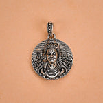 Mahadev Lord  Silver Pendant