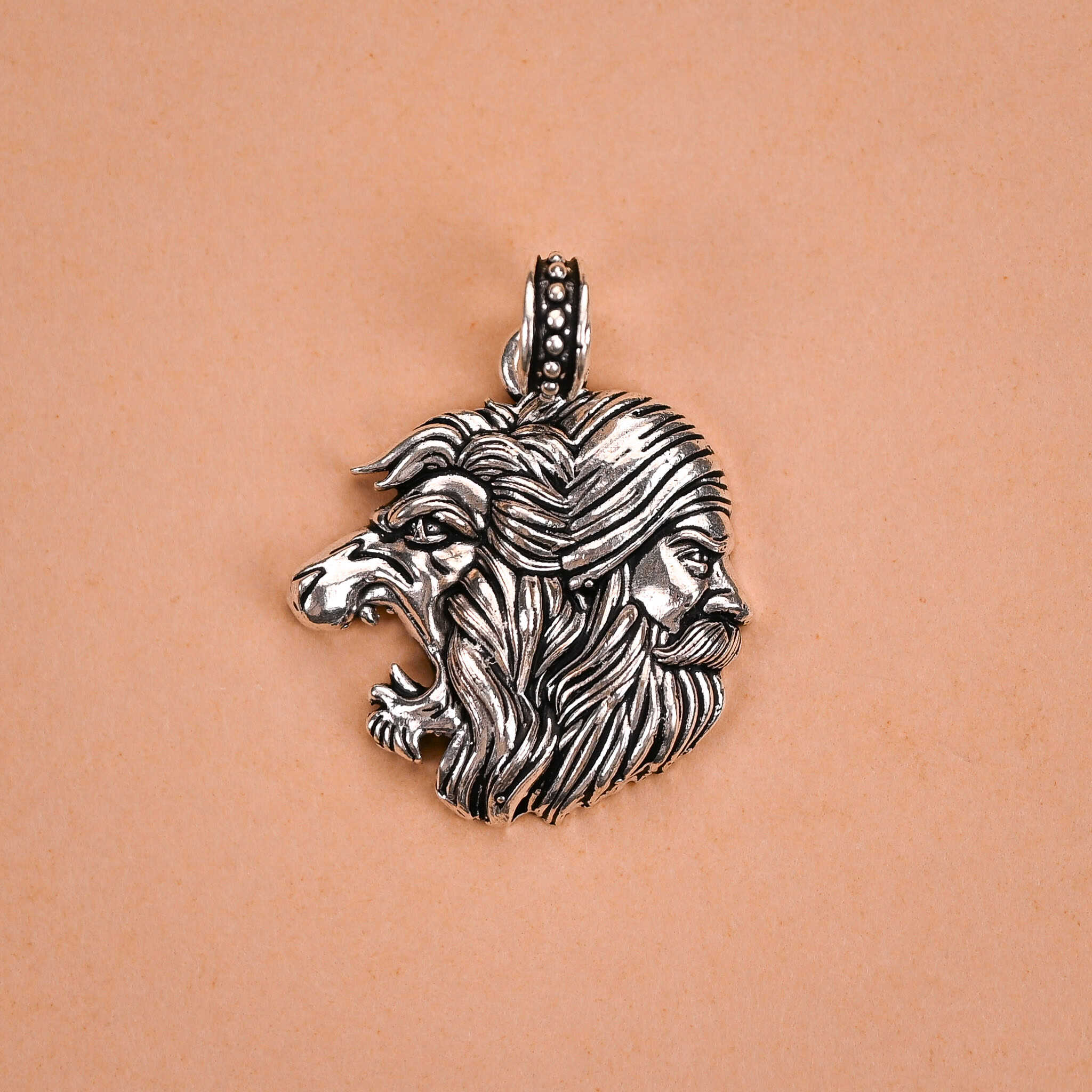 King Chhatrapati Shivaji Maharaj Silver Pendant