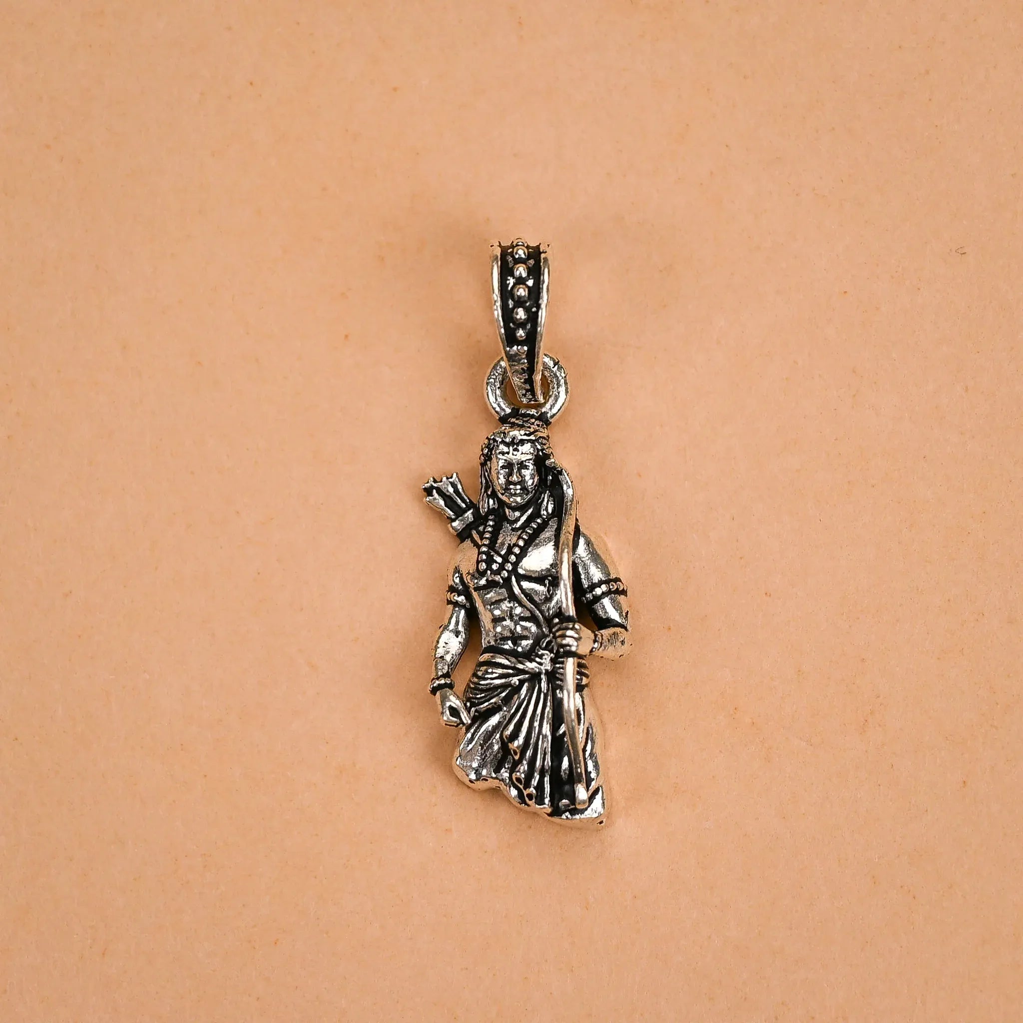 Veer Ram Silver Pendant