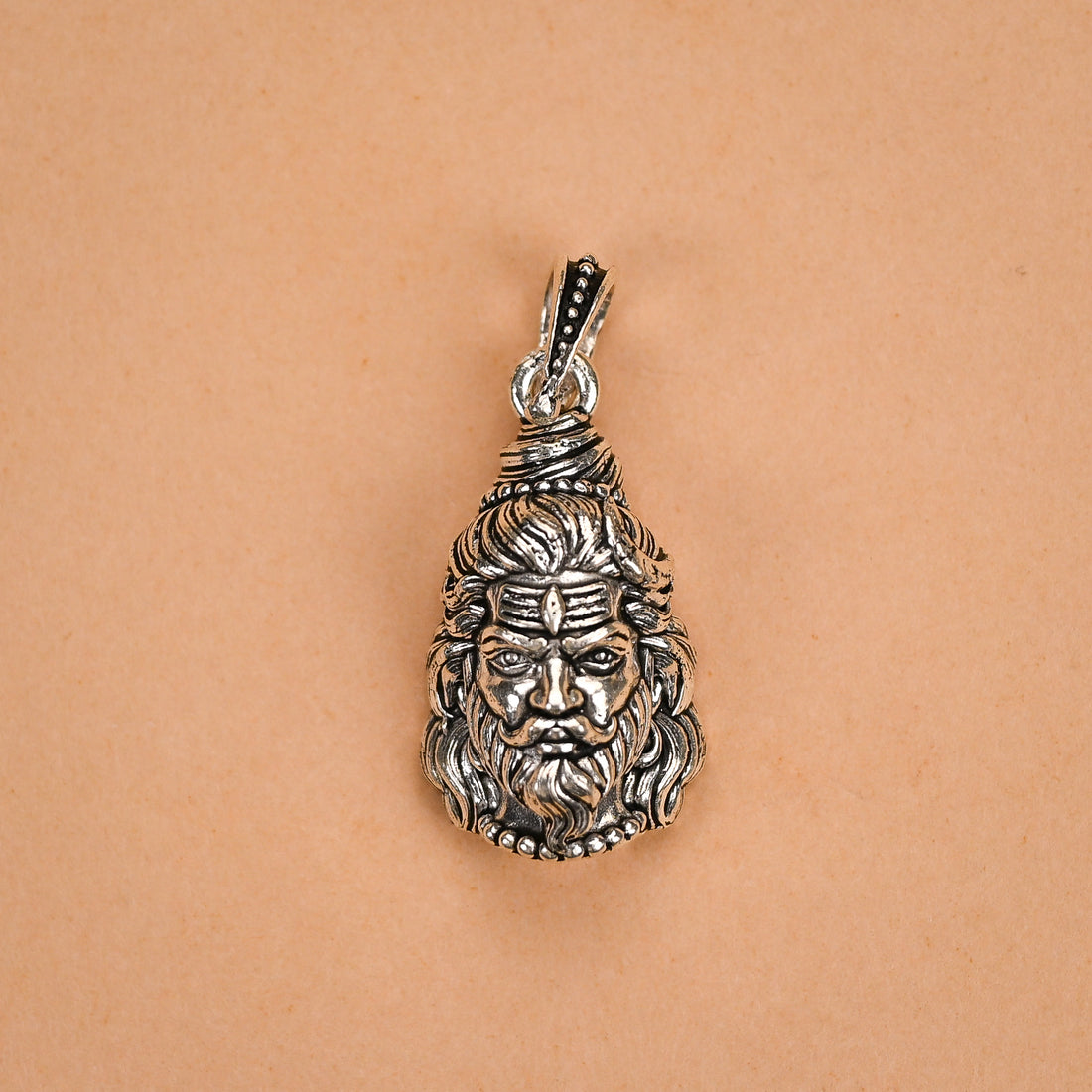 Mahakal Silver Pendant