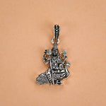Lord Murugan Silver Pendant