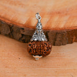 Hanumanji Pendant with 11 Mukhi Nepali  Rudraksha