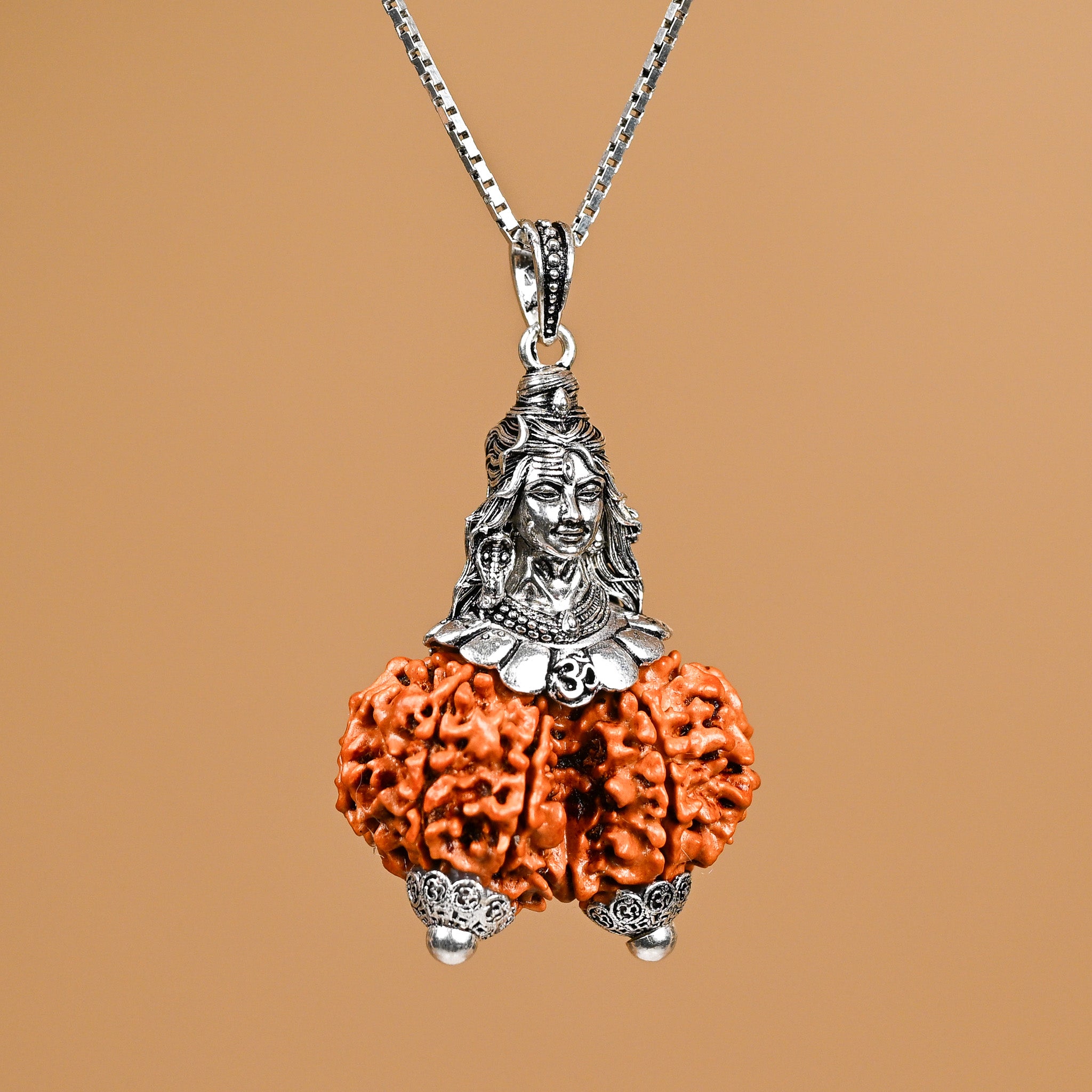 Gaurishankar Pendant with Gaurishankar Nepali Rudraksha