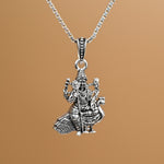Murugan Silver Pendant With Chain