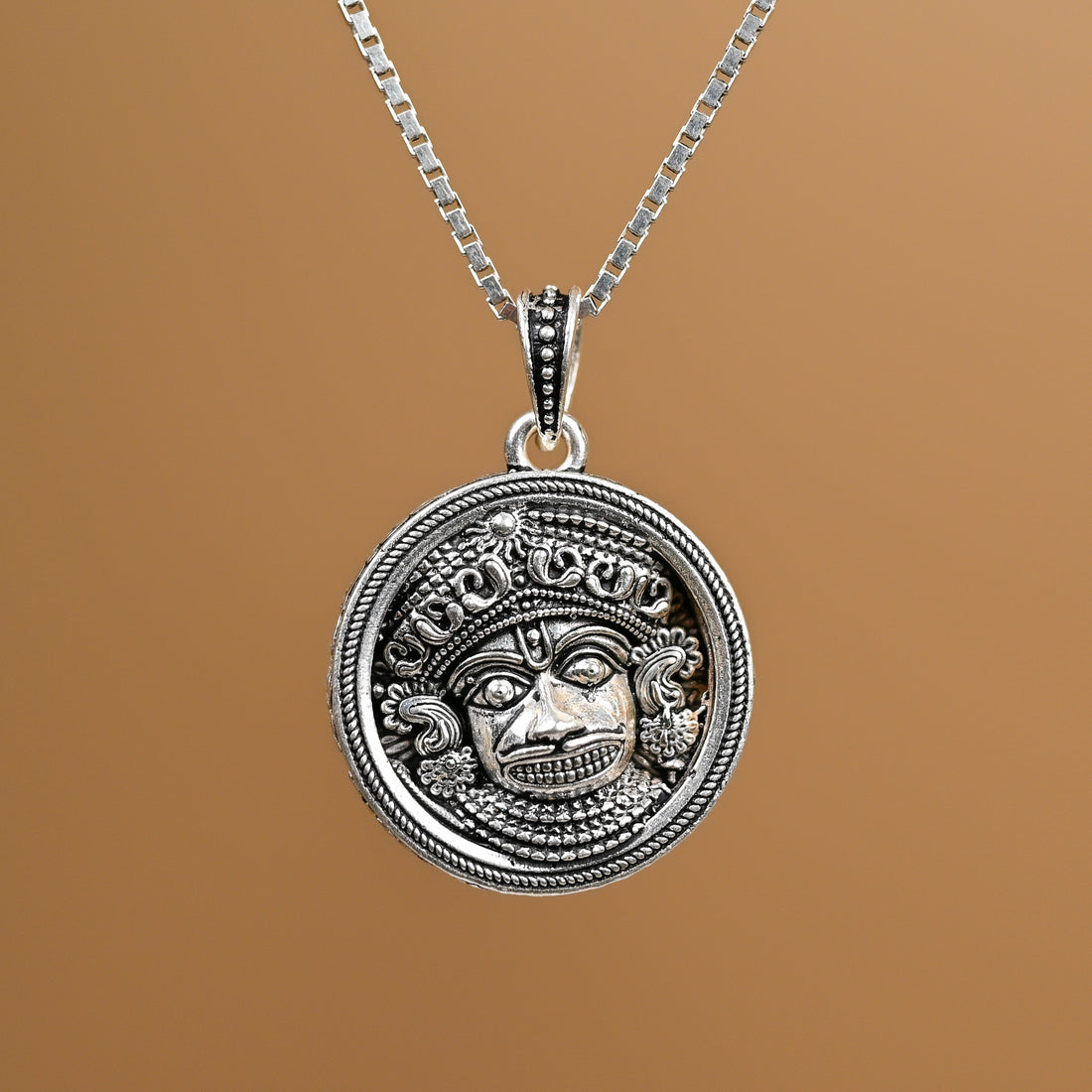 Kashtbhanjan Dev Hunuman Silver Pendant