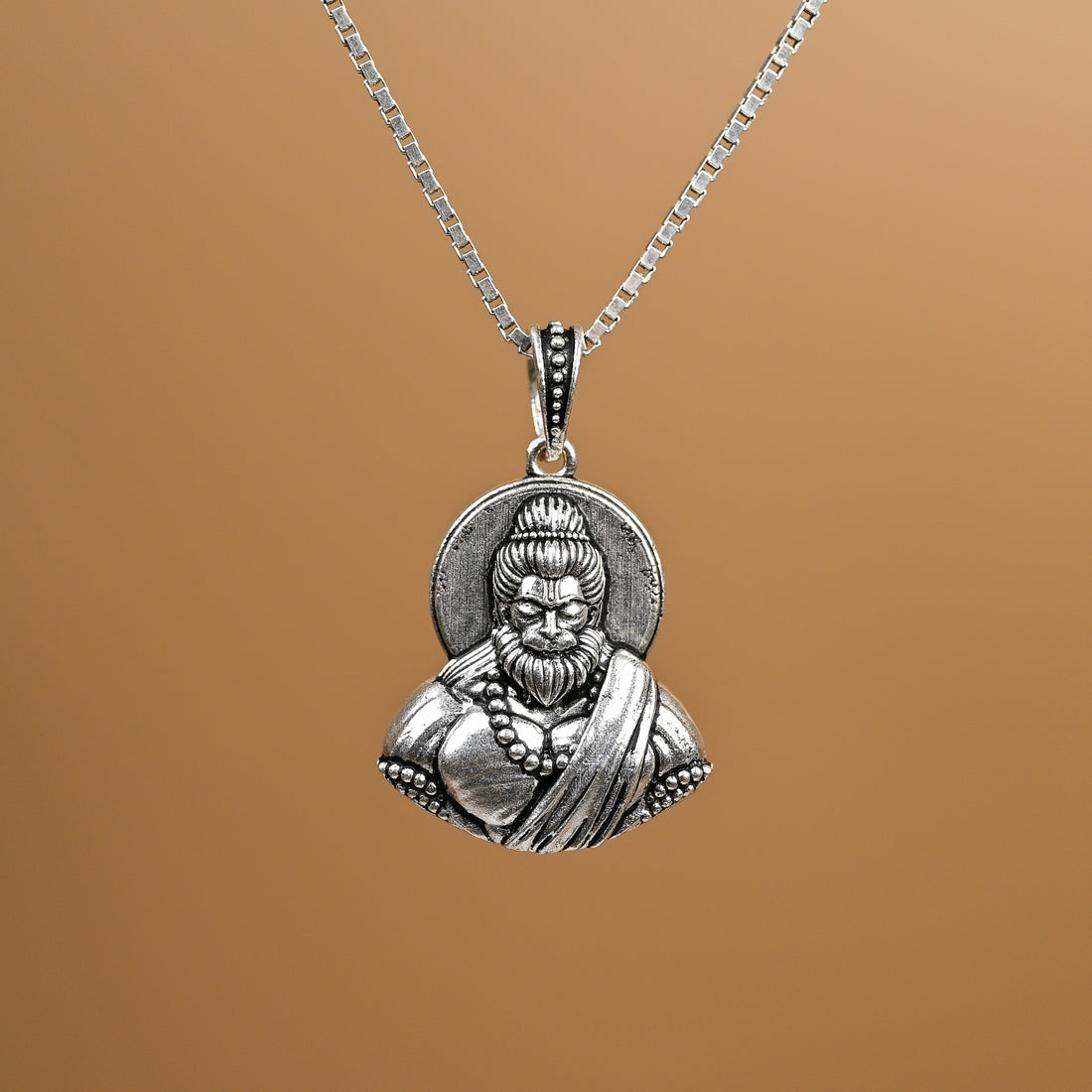 Hunuman Silver Pendant