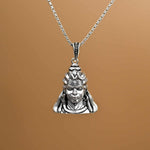 Adiyogi Shiv Shankar Silver Pendant With Chain