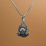 Lord Jagannath Silver Pendant With Chain