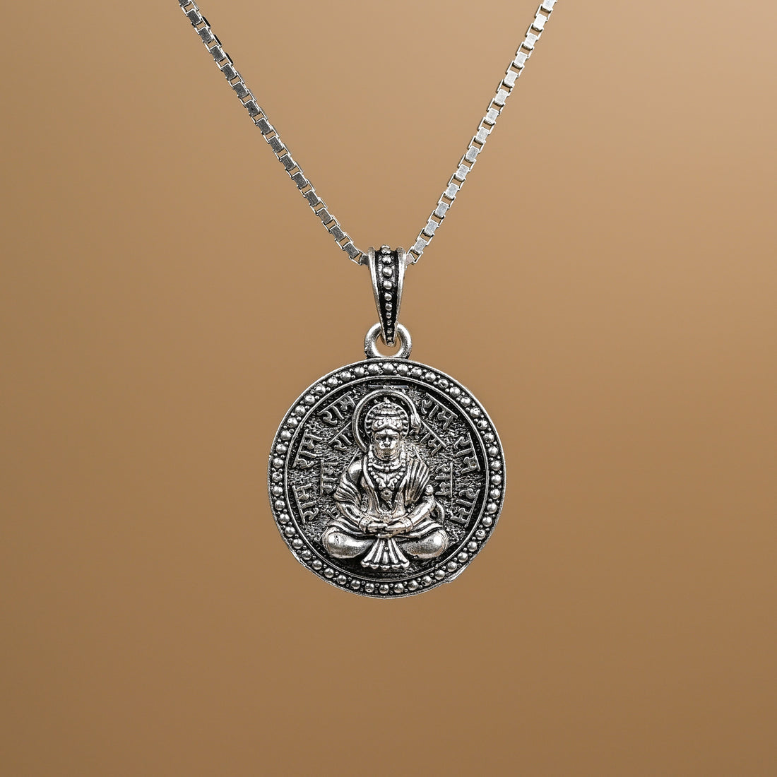 Hunuman Silver Pendant