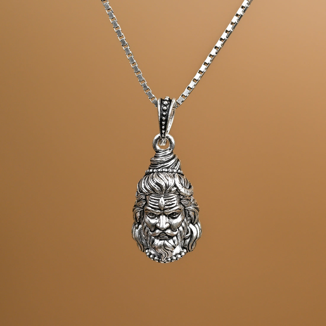Mahakal Silver Pendant