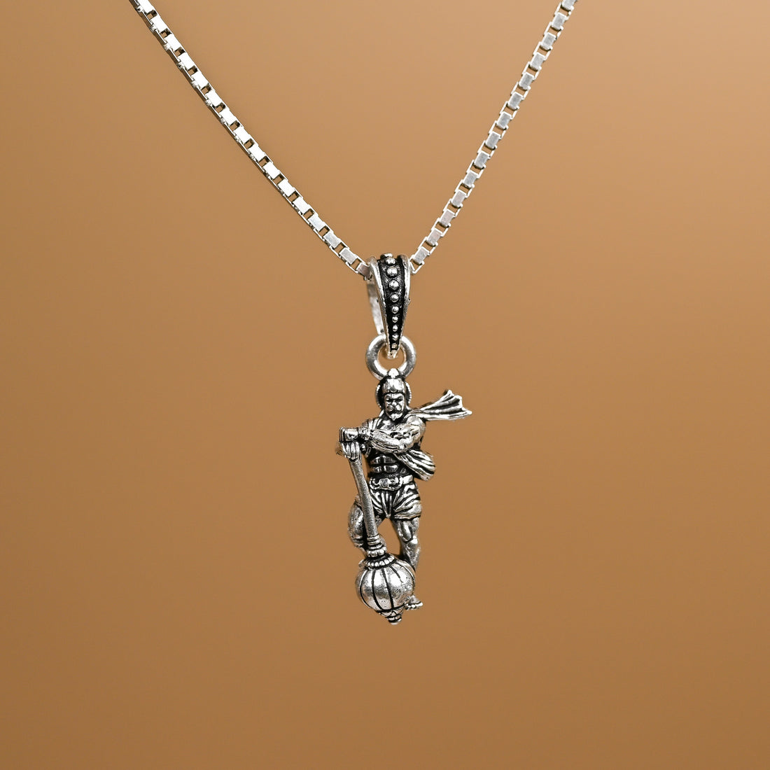 Hanuman Ji Silver Pendant