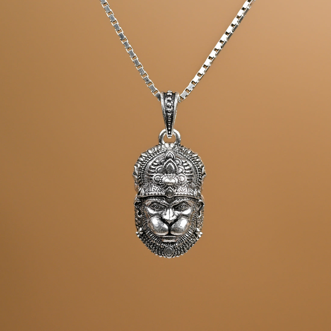 Hanuman Silver Pendant