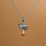 Damaru Silver Pendant