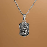 Shri Krishna Silver Pendant With Chain