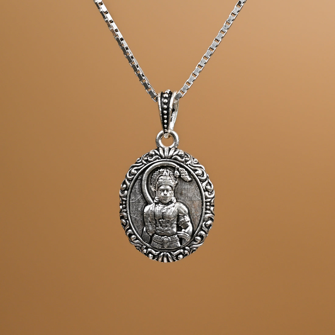 Hunuman Silver Pendant