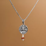 Shiv Ji Silver Rudraksha Pendant With Chain