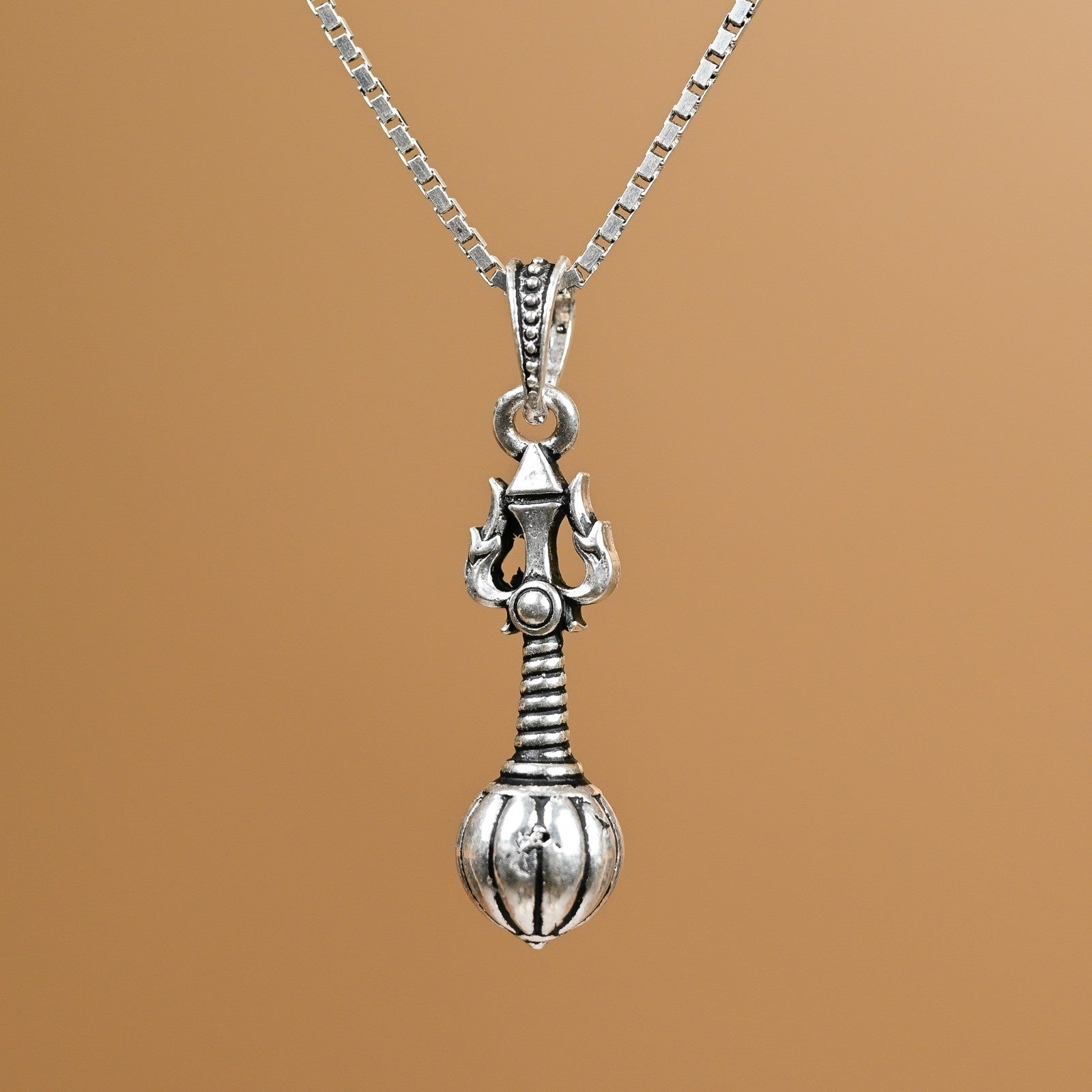 Trishul Silver Pendant