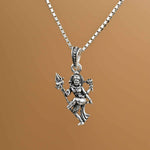 Nataraja silver pendant With Chain 