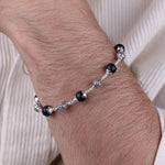 Original Karungali with Alternate Silver Bracelet