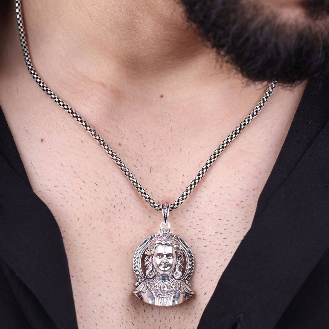 Authentic Shree Ram Silver Pendant