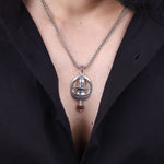 Authentic Divine Shivling Rudraksha Silver Pendant