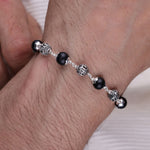 Original Karungali with Jay Shree Ram Silver Bracelet